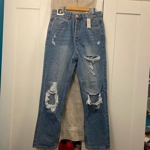 Brand new high rise jeans